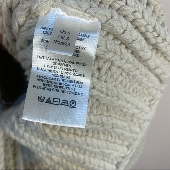 Free People My Only Sunrise Chunky Open Cable Knit Oversized Slouchy Sweater - Picture 11 of 16